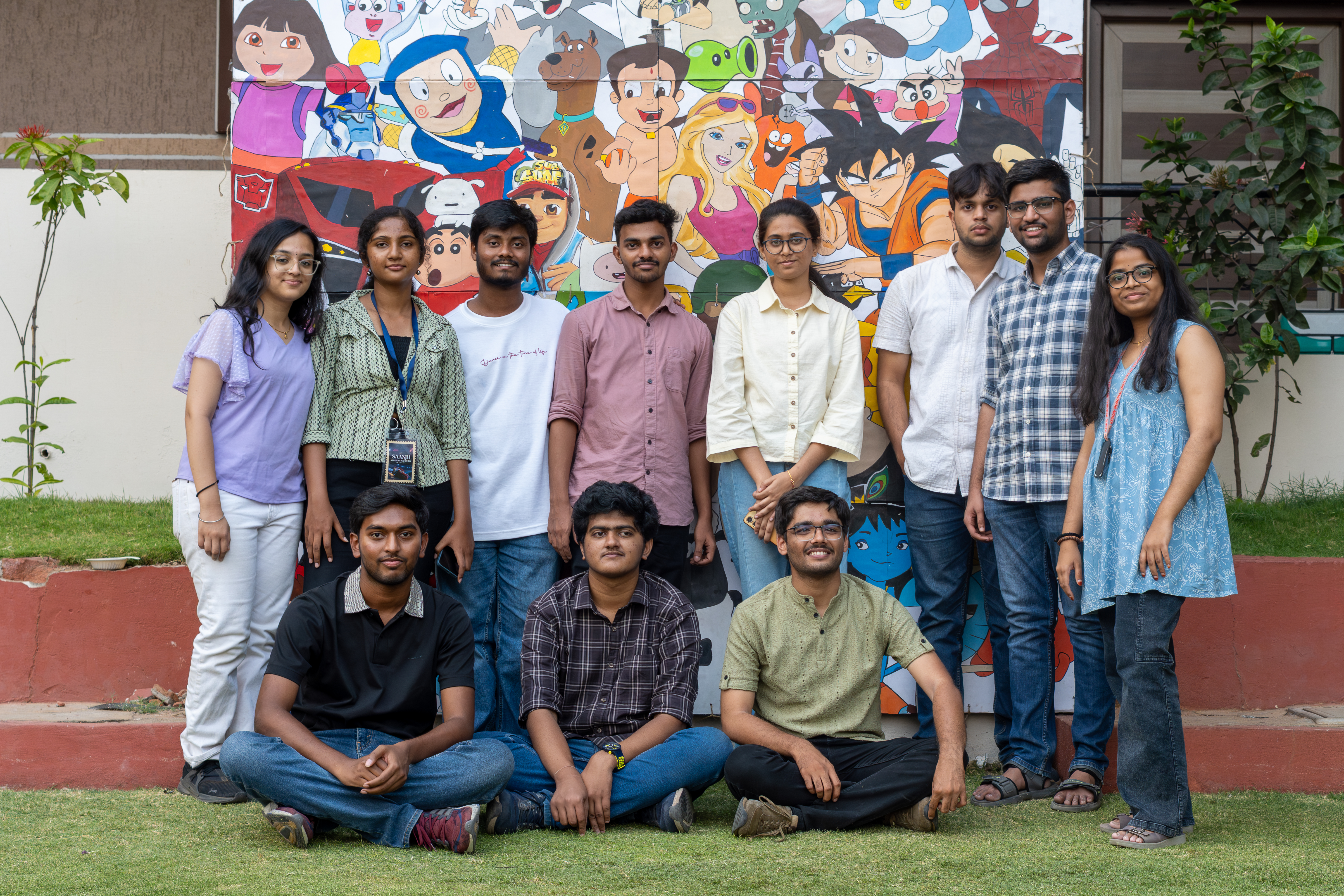 The KBC and Subway Surfers event team posing together